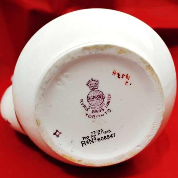 Antique Royal Doulton Tea/Coffee Patented 1913 Markings "Ayrie Bros LTD TORONTO" - Picture 6 of 14